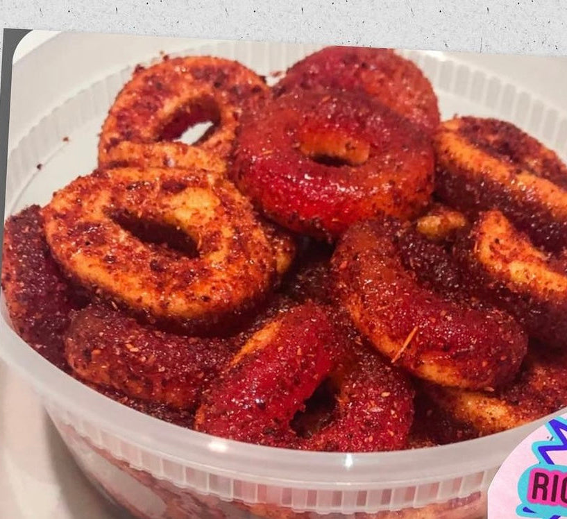 Chamoy Peach Rings -5oz bag