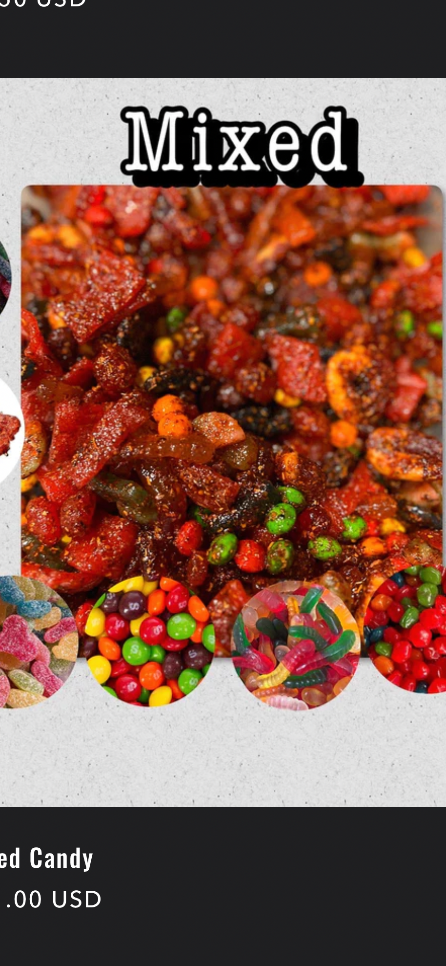 8oz -Chamoy mixed candy