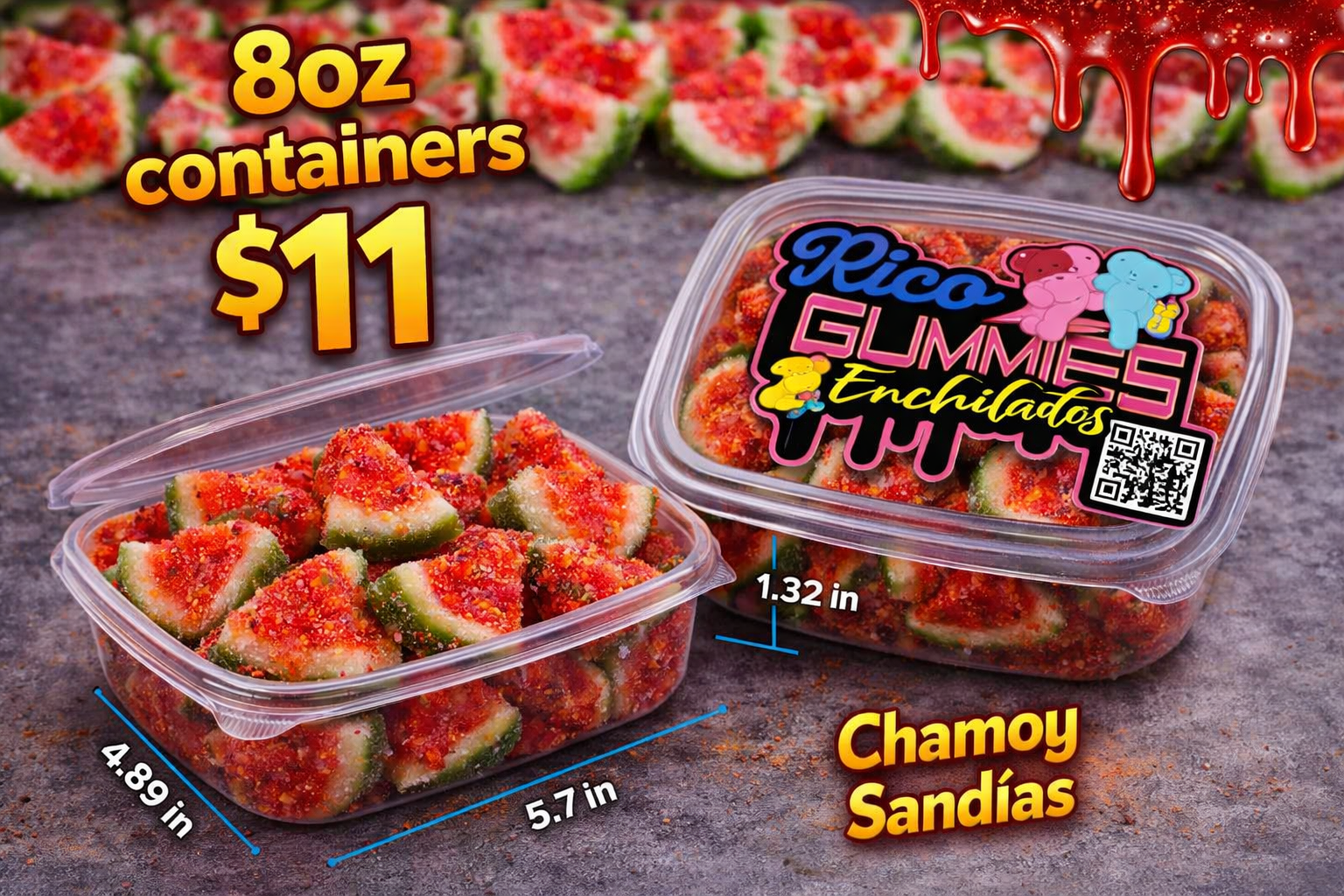 8oz- Chamoy Sandillitas