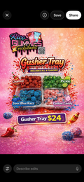 Gusher Tray