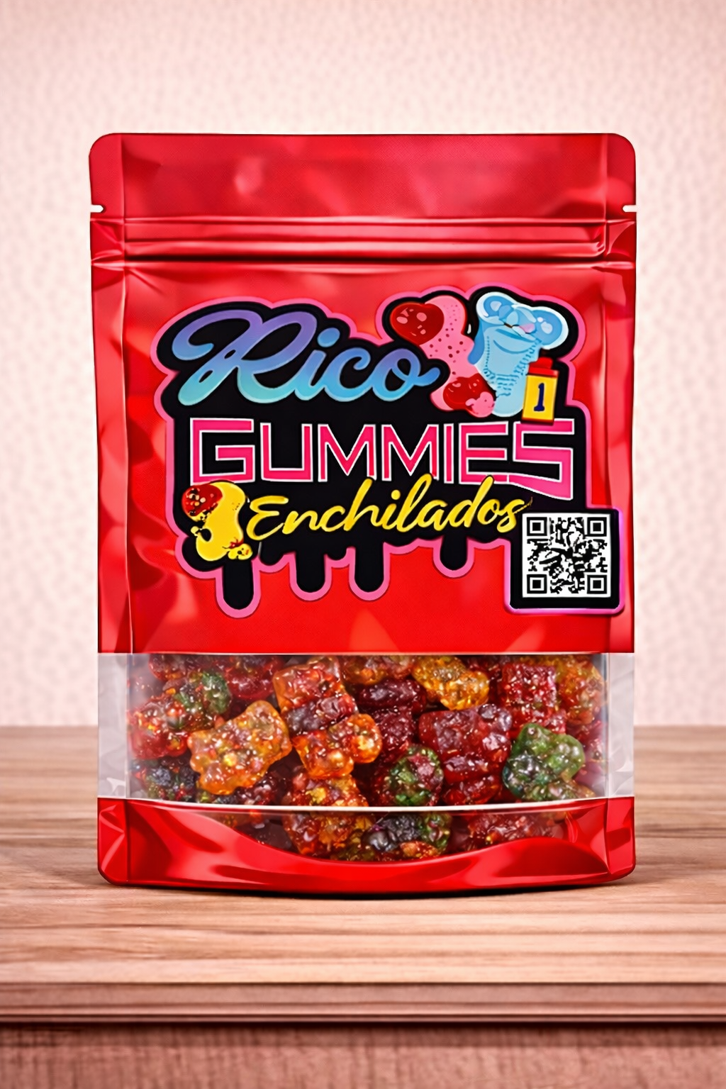 Chamoy Gummy Bears -5oz bag