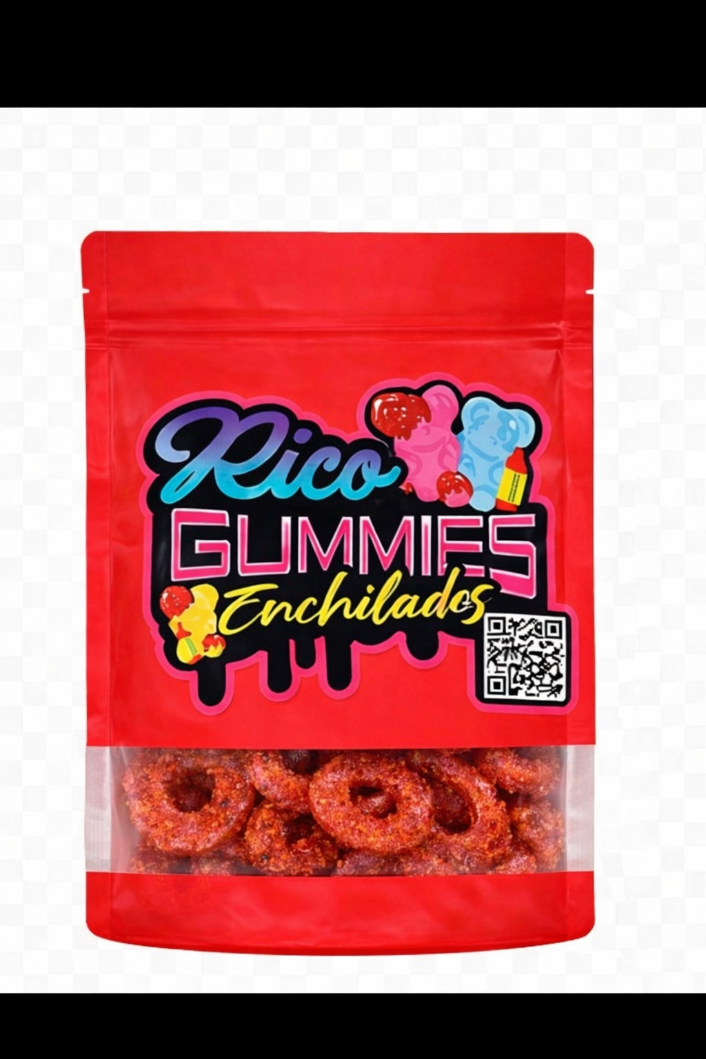 Chamoy Peach Rings -5oz bag
