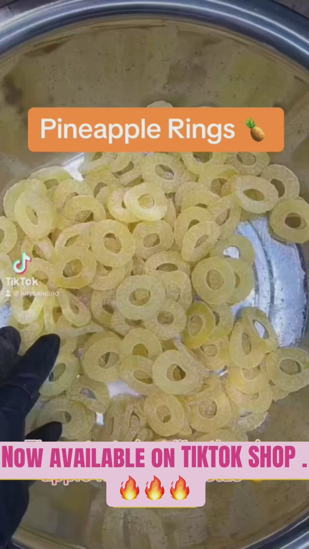 Chamoy Pineapple Rings -5oz bag